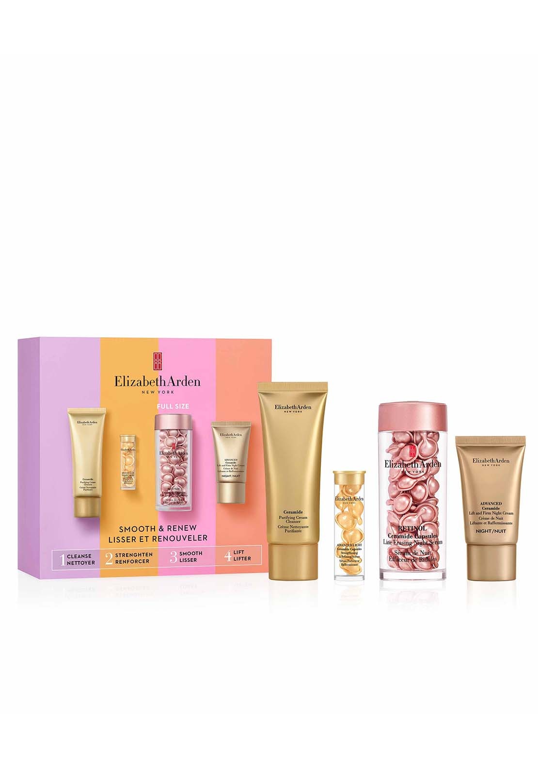 Elizabeth Arden Ceramide Smooth &amp; Renew 4-Piece Gift Set 1 Shaws Department Stores