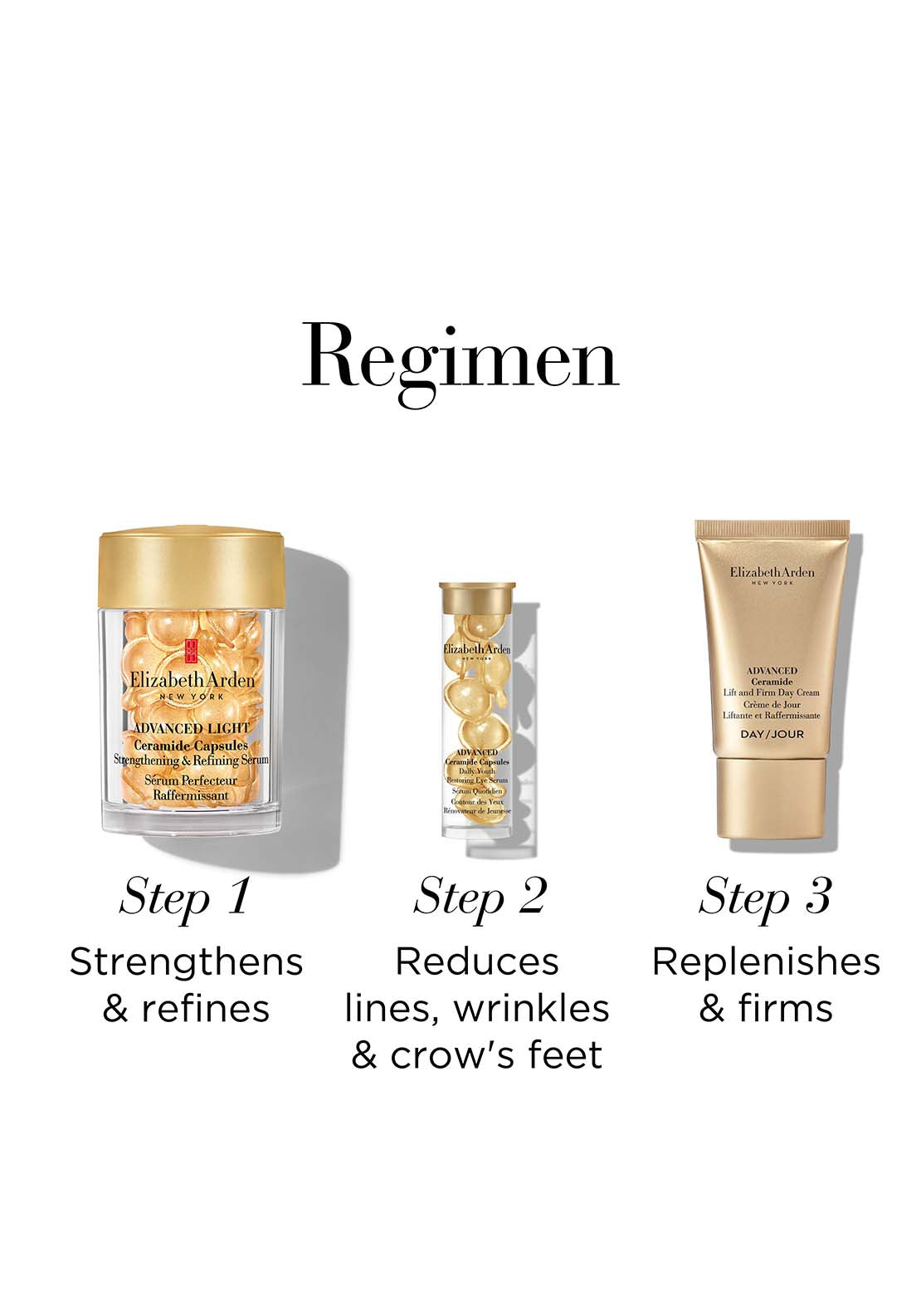 Elizabeth Arden Golden Strength Trio 3 Piece Set 6 Shaws Department Stores