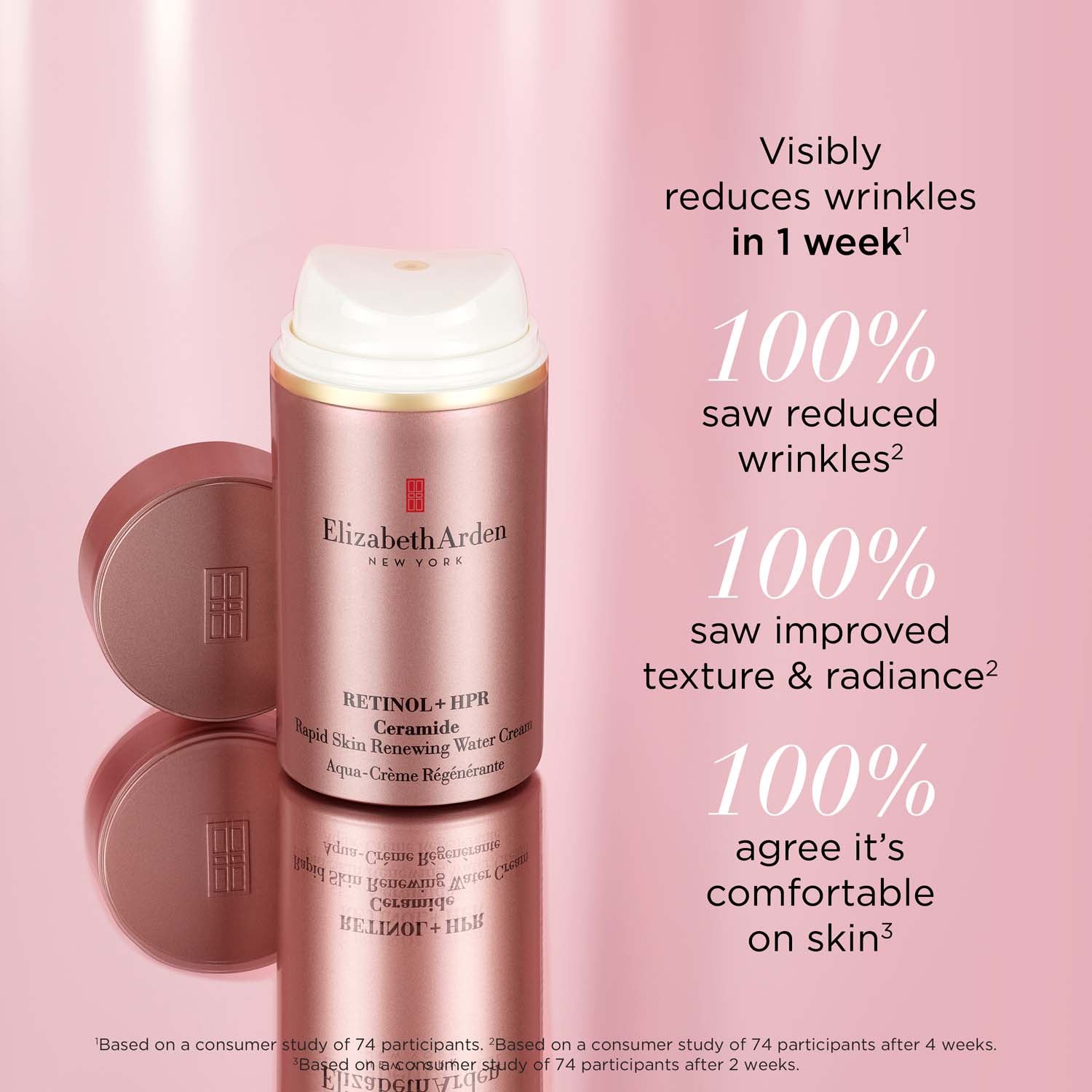 Elizabeth Arden Retinol + HPR Rapid Skin Renewing Water Cream 50ml 4 Shaws Department Stores