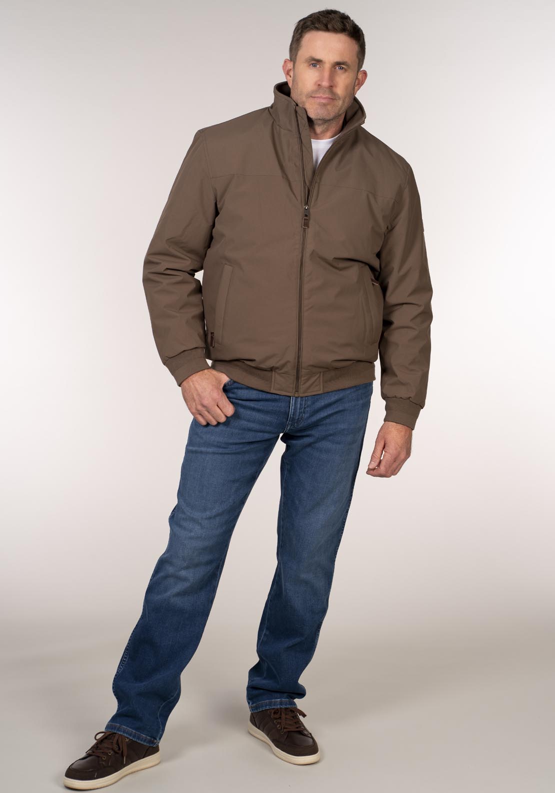 Yeats Seasonal Jacket - Brown 5 Shaws Department Stores