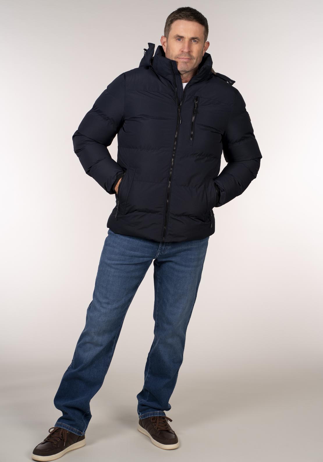 Yeats Winter Jacket - Blue 5 Shaws Department Stores