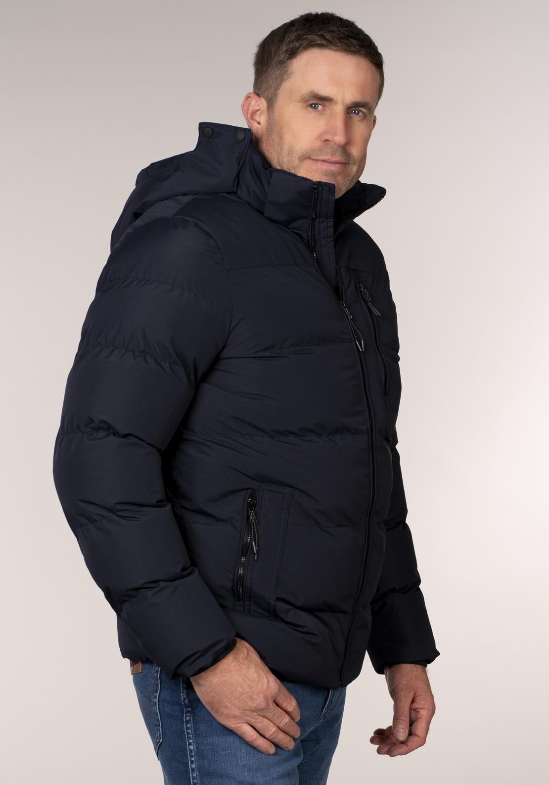 Yeats Winter Jacket - Blue 3 Shaws Department Stores