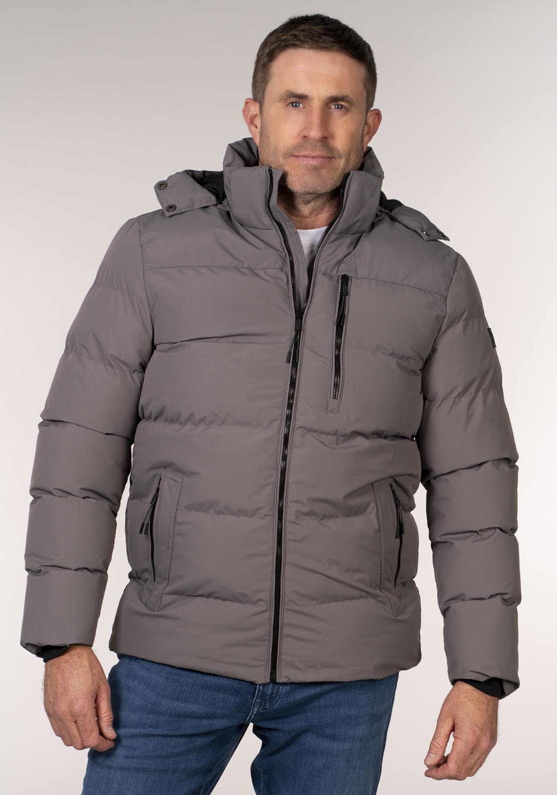 Yeats Winter Jacket - Grey 4 Shaws Department Stores