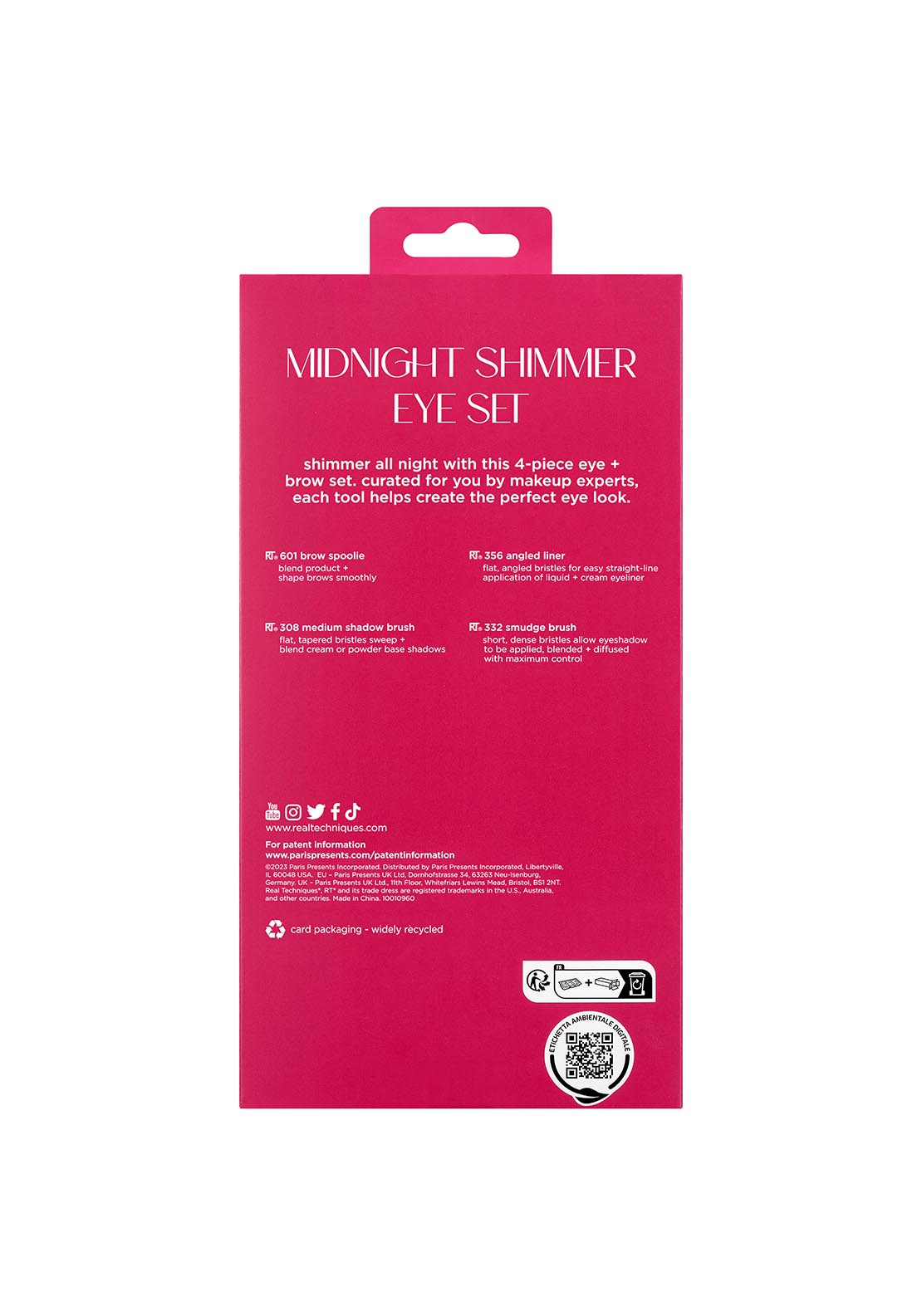 Real Techniques Limited Edition Midnight Shimmer Eye Kit 2 Shaws Department Stores