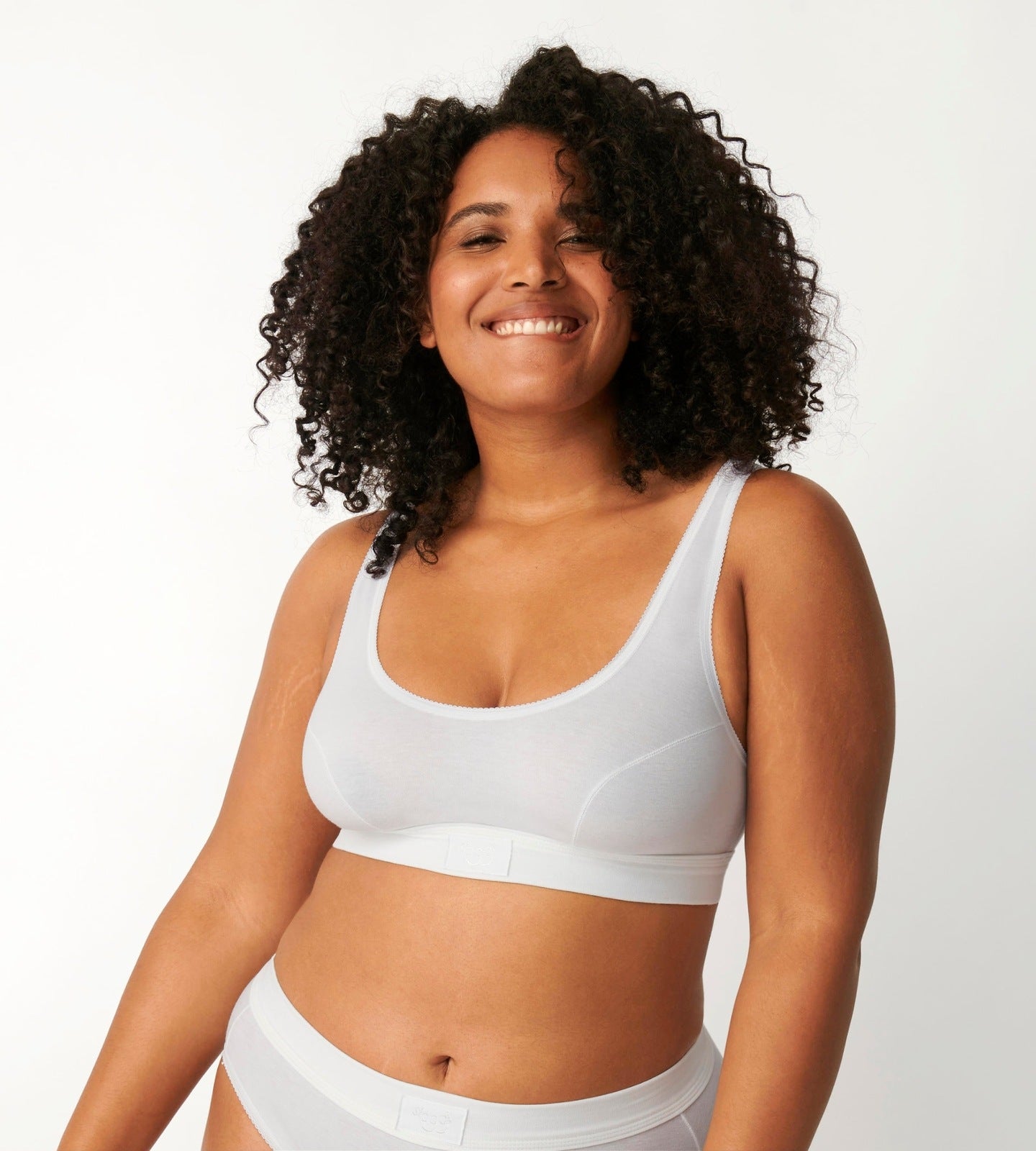 Sloggi Double Comfort Top Bra - White 4 Shaws Department Stores