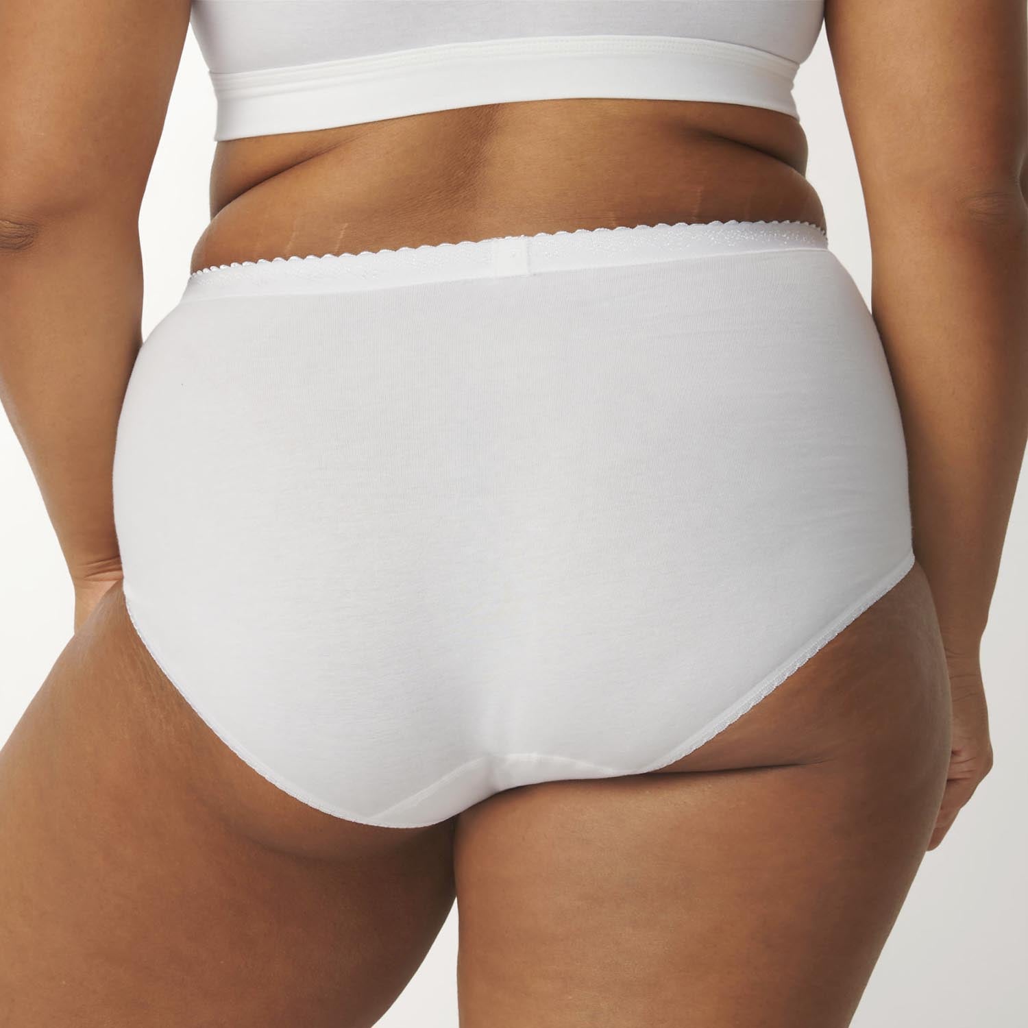 Sloggi Control Maxi Brief 2 pack - White 5 Shaws Department Stores