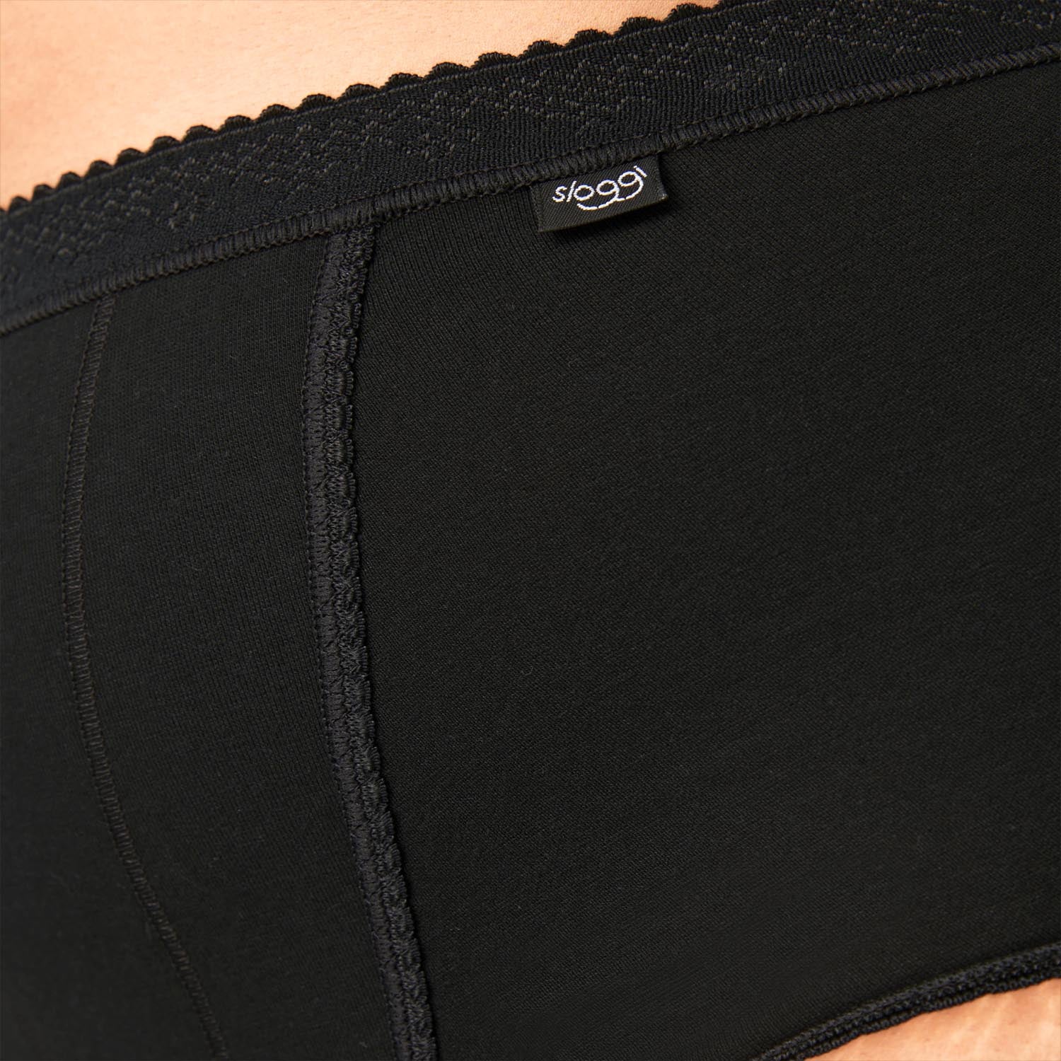 Sloggi Control Maxi Brief 2 pack - Black 4 Shaws Department Stores