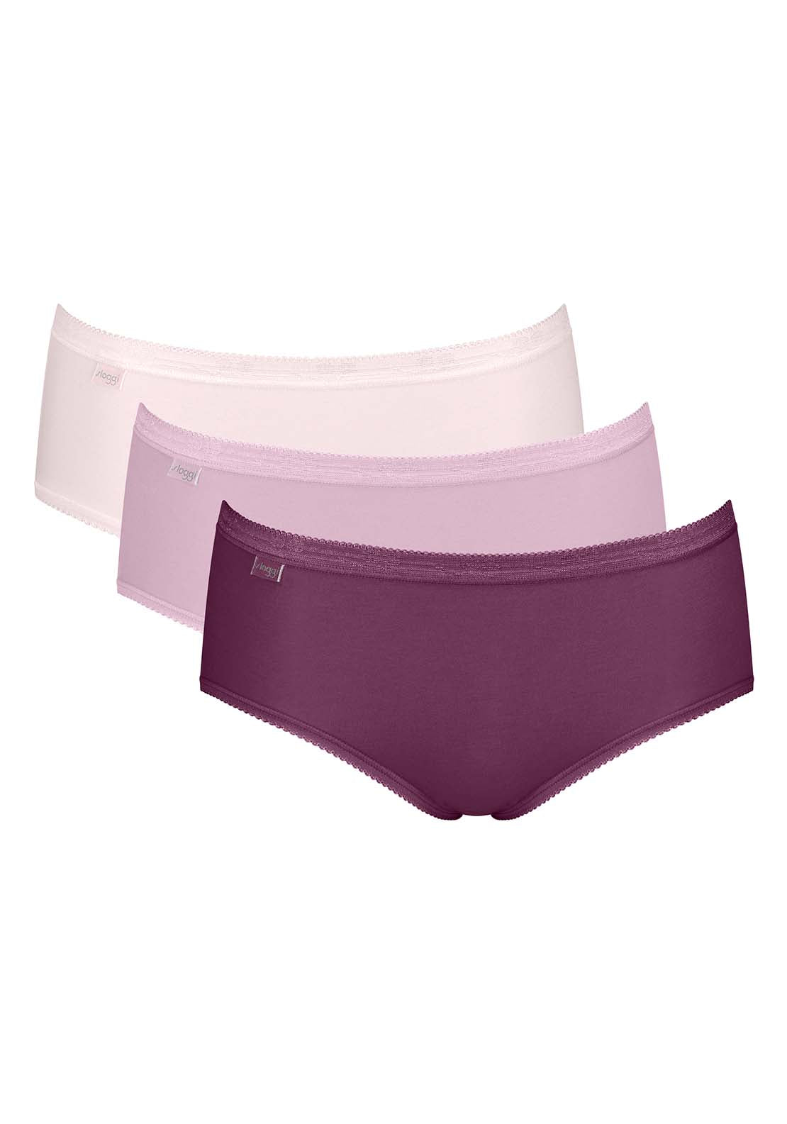 Sloggi Basic Midi 3 Pack - Multi 1 Shaws Department Stores