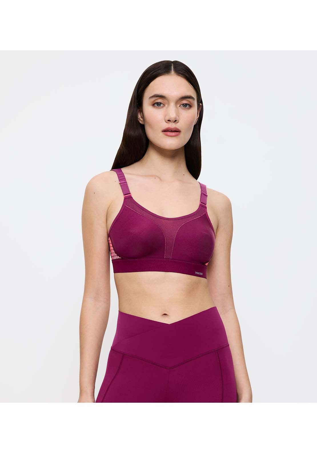 Triaction Triaction Extreme Lite Sports Bra - Wine 4 Shaws Department Stores