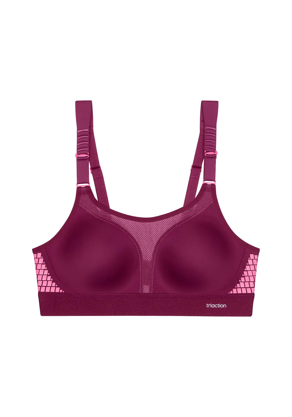 Triaction Triaction Extreme Lite Sports Bra - Wine 1 Shaws Department Stores