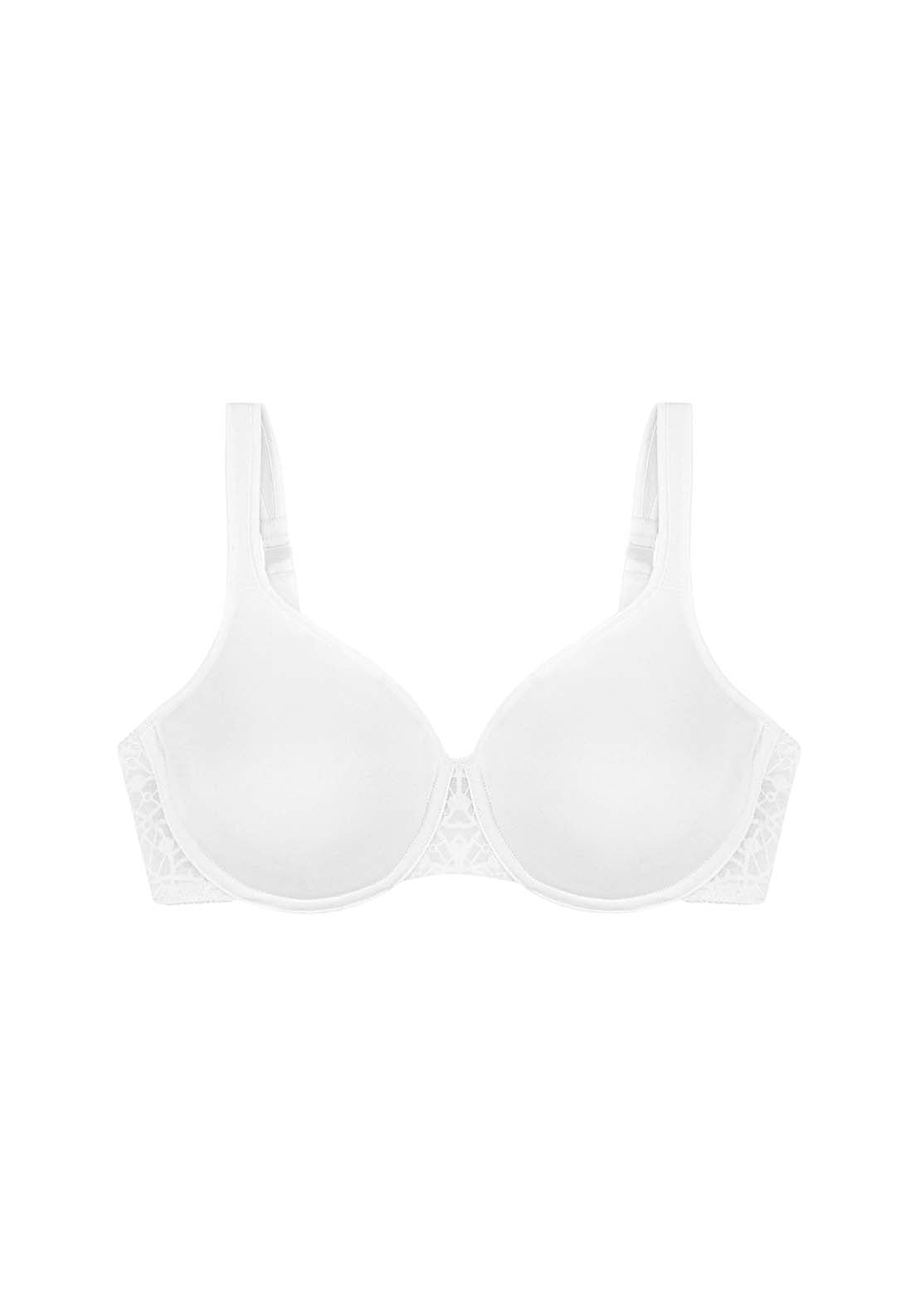 Triumph Comfort Minimiser Wired Bra - White 1 Shaws Department Stores