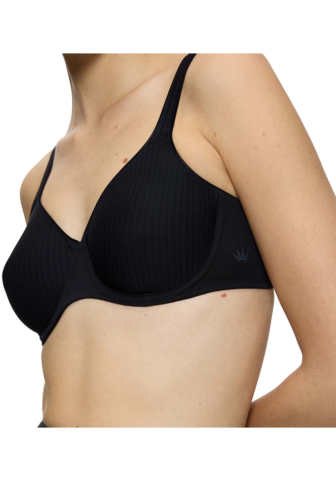 Triumph Modern Softcotton Wired Bra - Black 4 Shaws Department Stores