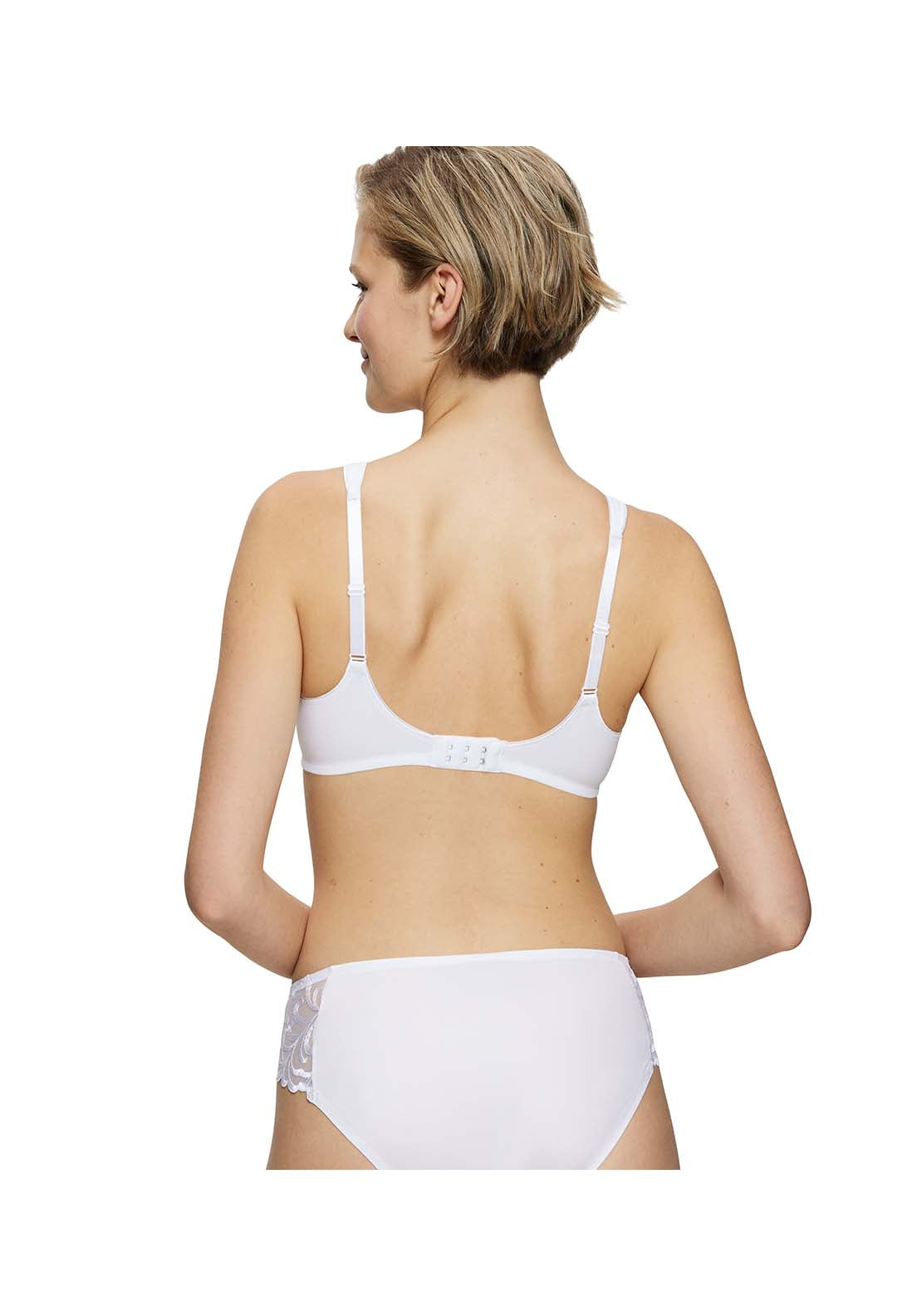 Triumph Modern Softcotton Non Wired Bra - White 2 Shaws Department Stores