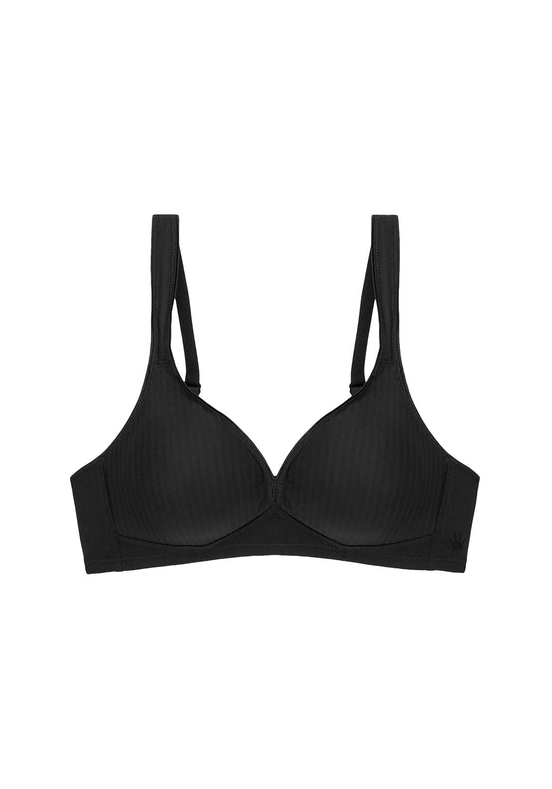 Triumph Modern Softcotton Non Wired Bra - Black 1 Shaws Department Stores