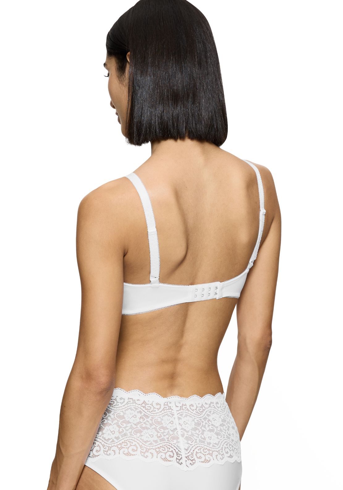 Triumph Amourette Wired Half-Padded - White 2 Shaws Department Stores