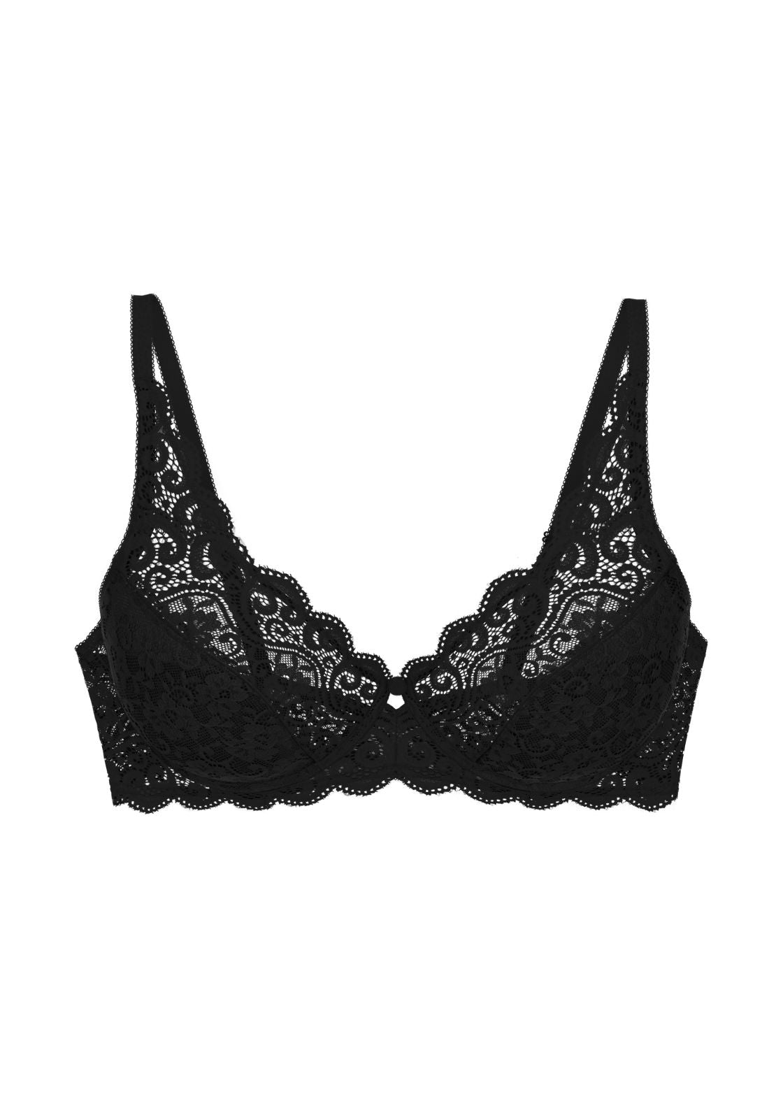 Triumph Amourette Wired Half-Padded - Black 1 Shaws Department Stores