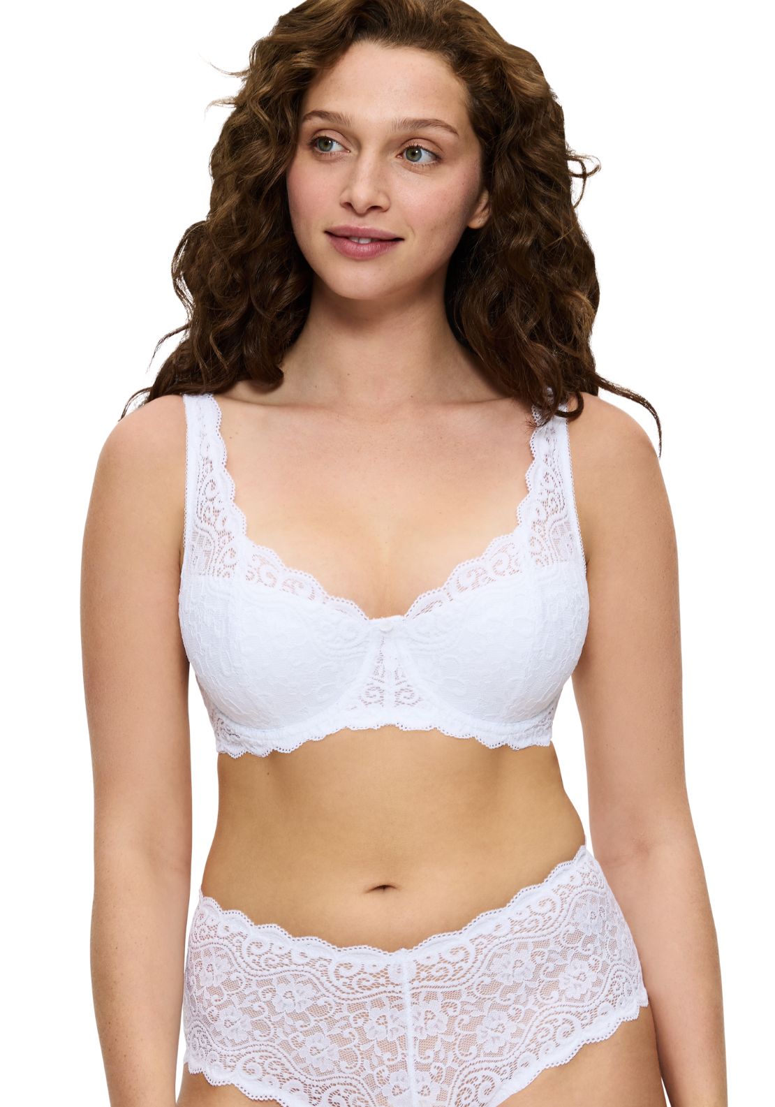 Triumph Amourette Wired Bra - White 3 Shaws Department Stores