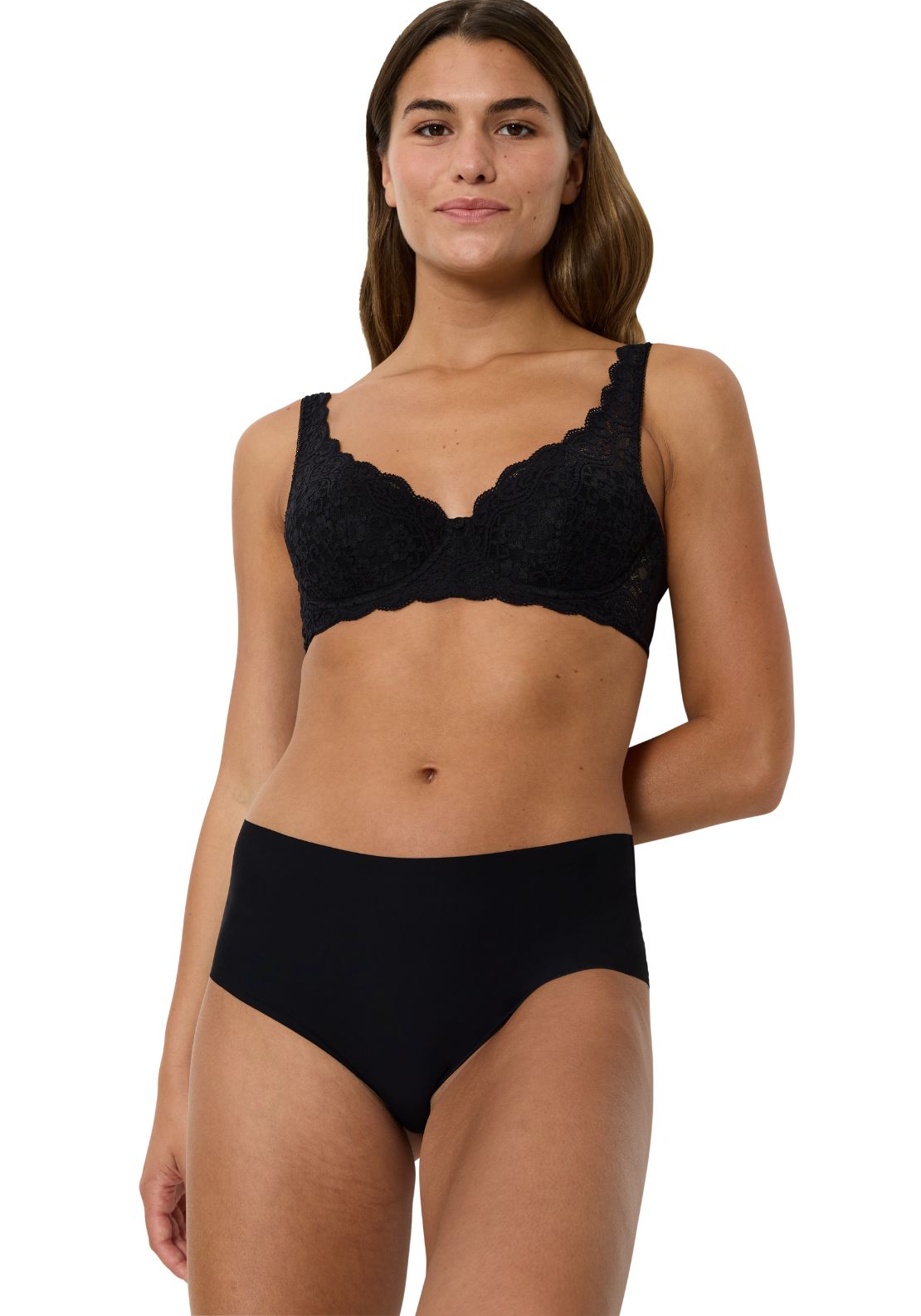 Triumph Amourette Wired Bra - Black 3 Shaws Department Stores
