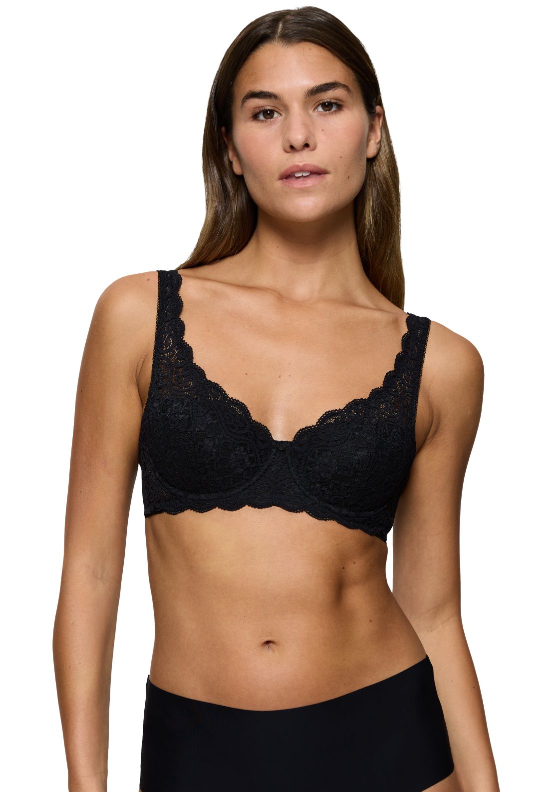 Triumph Amourette Wired Bra - Black 4 Shaws Department Stores