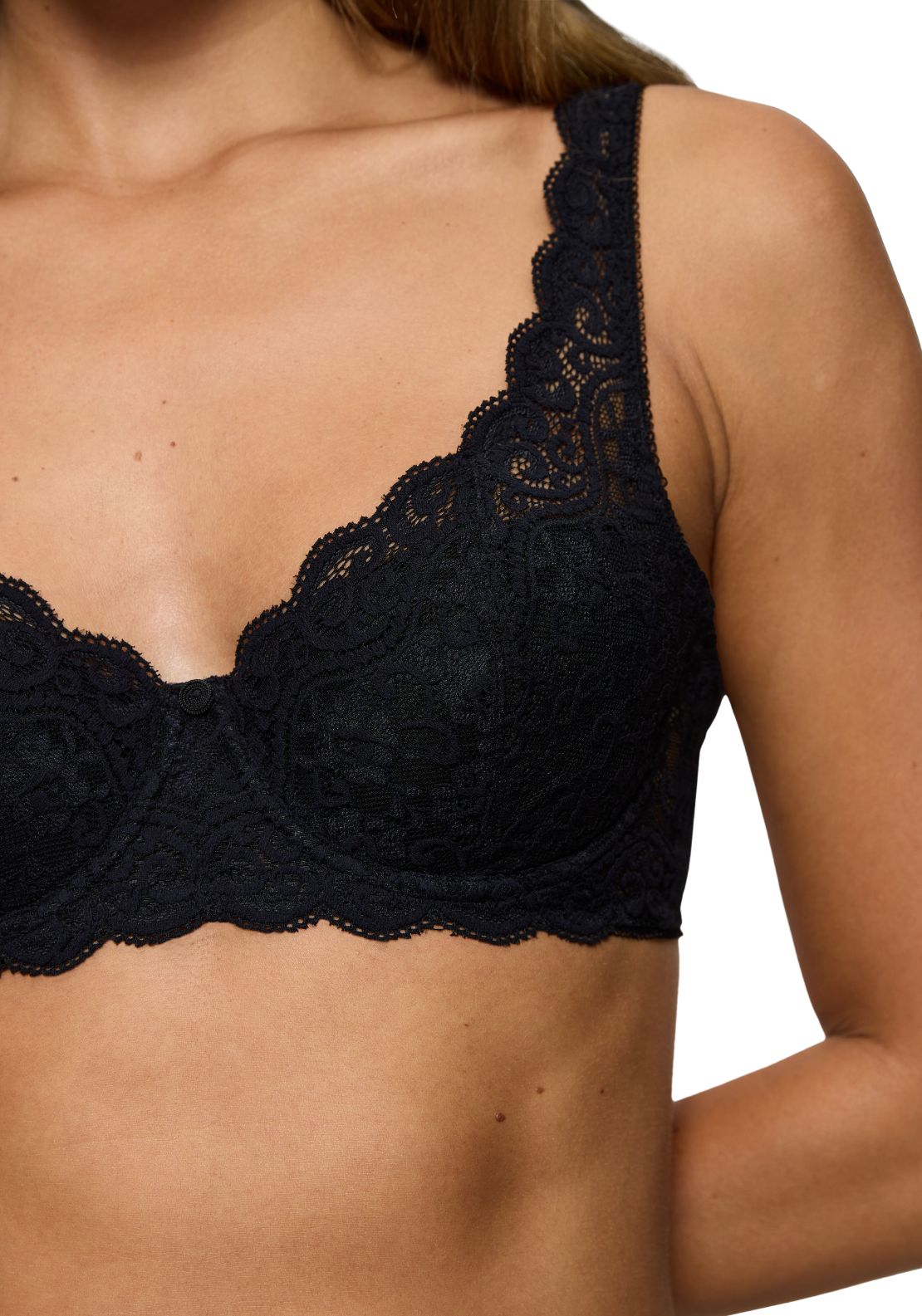 Triumph Amourette Wired Bra - Black 5 Shaws Department Stores