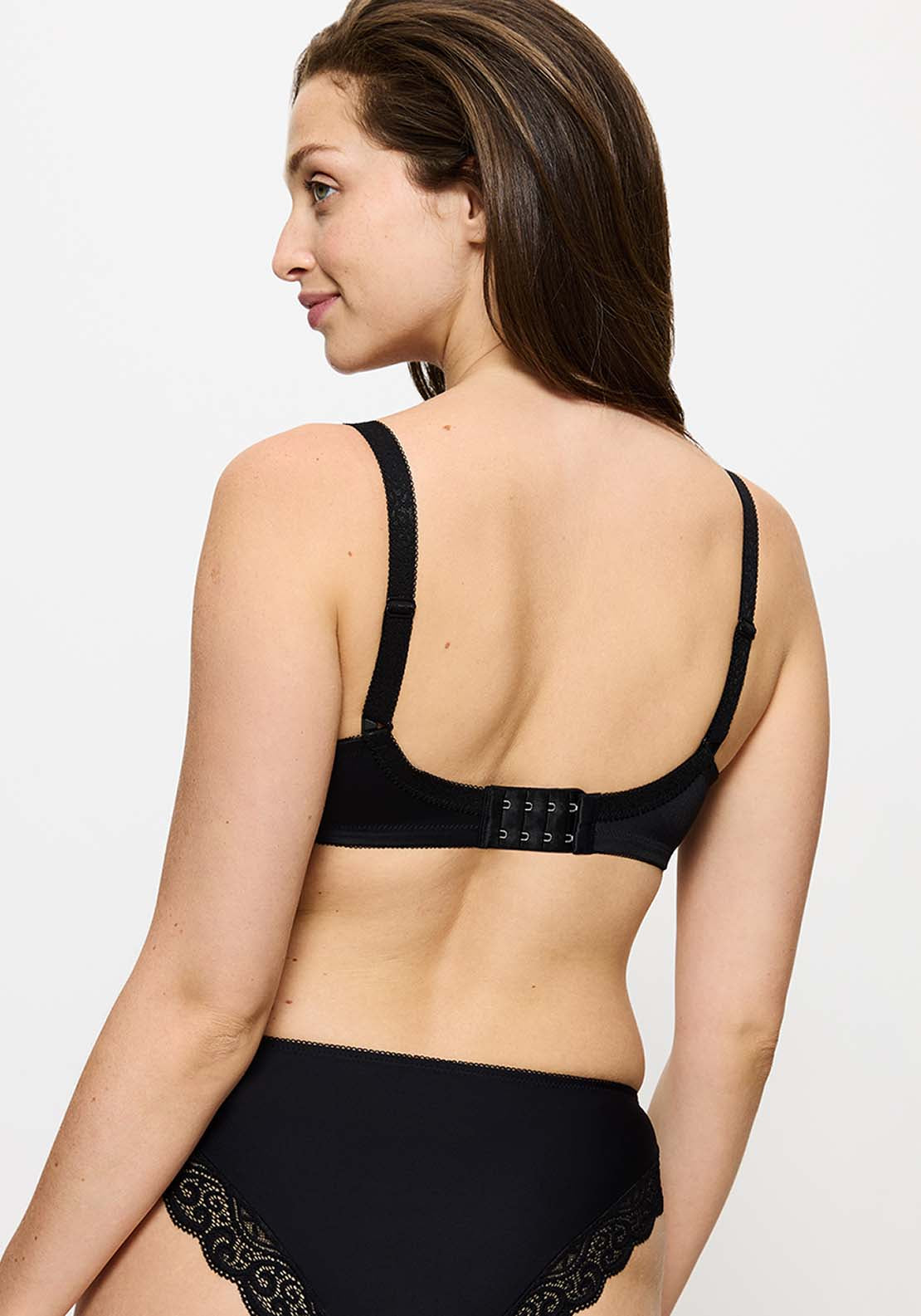 Triumph Amourette Wired Minimiser Bra - Black 2 Shaws Department Stores