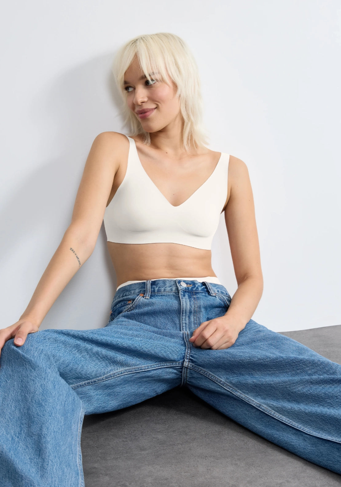 Sloggi Zero Feel Soft Bra 2.0 - White 3 Shaws Department Stores