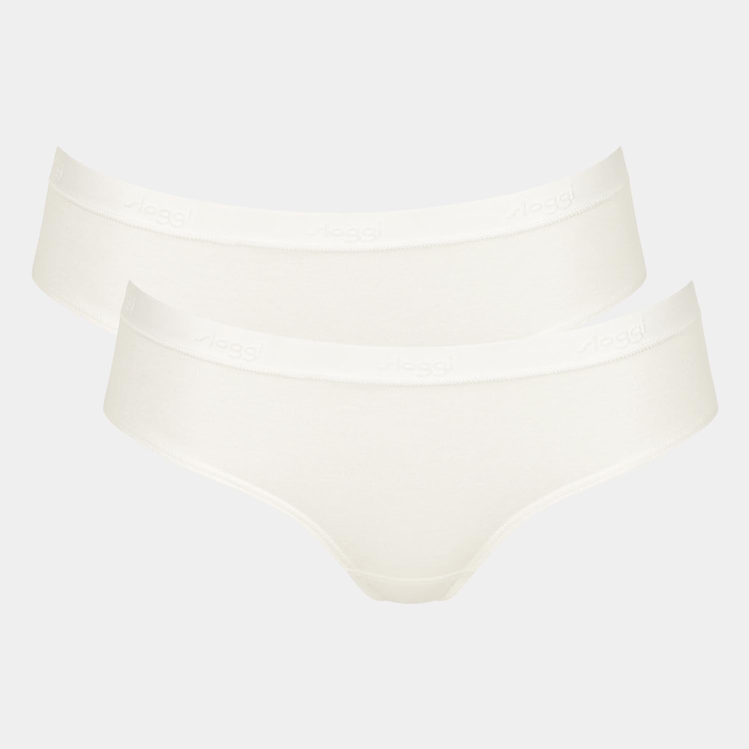 Sloggi Go Casual Hipster 2 Pack Brief - White 3 Shaws Department Stores