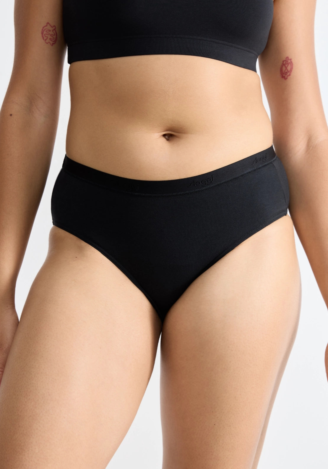 Sloggi Go Casual Midi 2 Pack Brief - Black 1 Shaws Department Stores