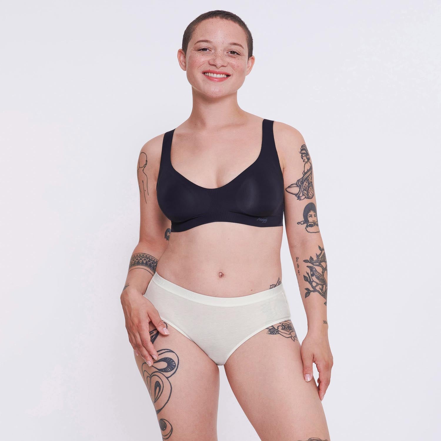 Sloggi Go Casual Midi 2 Pack Brief - White 1 Shaws Department Stores