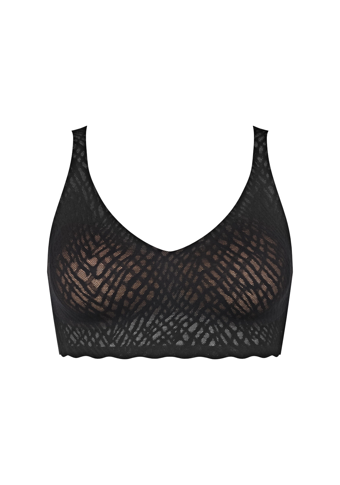 Sloggi Zero Feel Bliss Bralette - Black 5 Shaws Department Stores