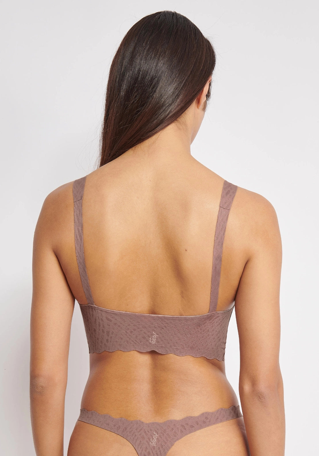 Sloggi Zero Feel Bliss Bralette - Brown 2 Shaws Department Stores