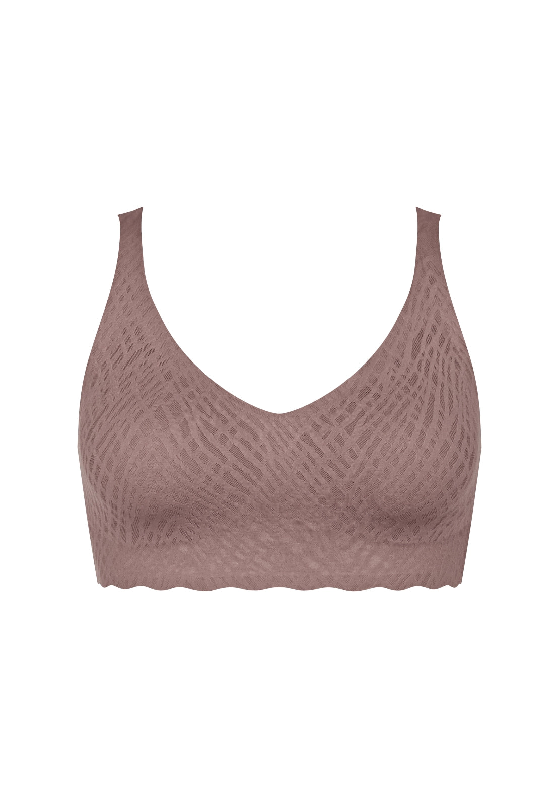 Sloggi Zero Feel Bliss Bralette - Brown 5 Shaws Department Stores
