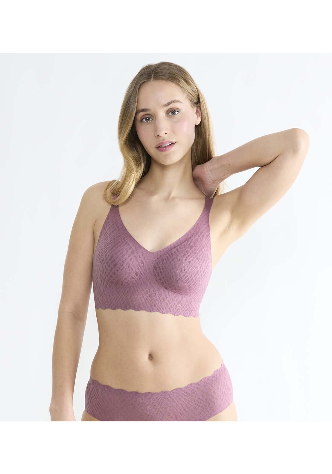 Sloggi Zero Feel Bliss Bralette - Lila Clover 3 Shaws Department Stores