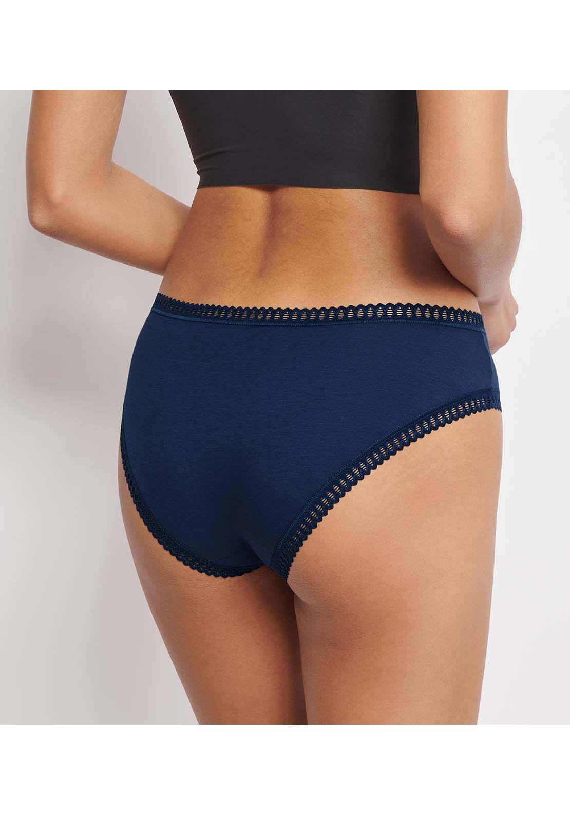 Sloggi Go Crush hipster brief 3 pack - Blue 12 Shaws Department Stores