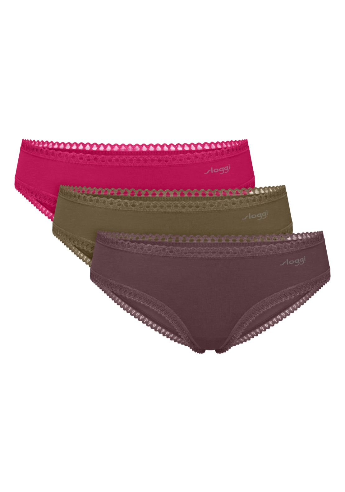 Sloggi Go Crush Brief - Magenta Multi 5 Shaws Department Stores