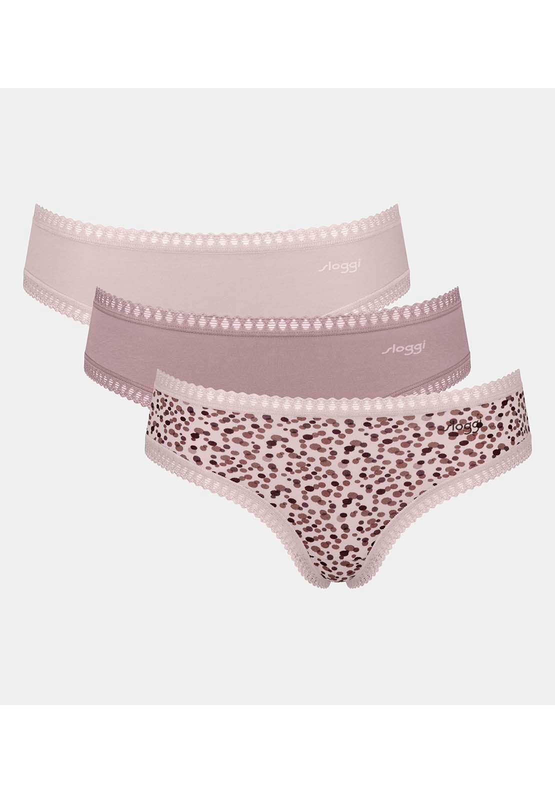 Sloggi Go Crush hipster brief 3 pack - Multicolour 2 Shaws Department Stores