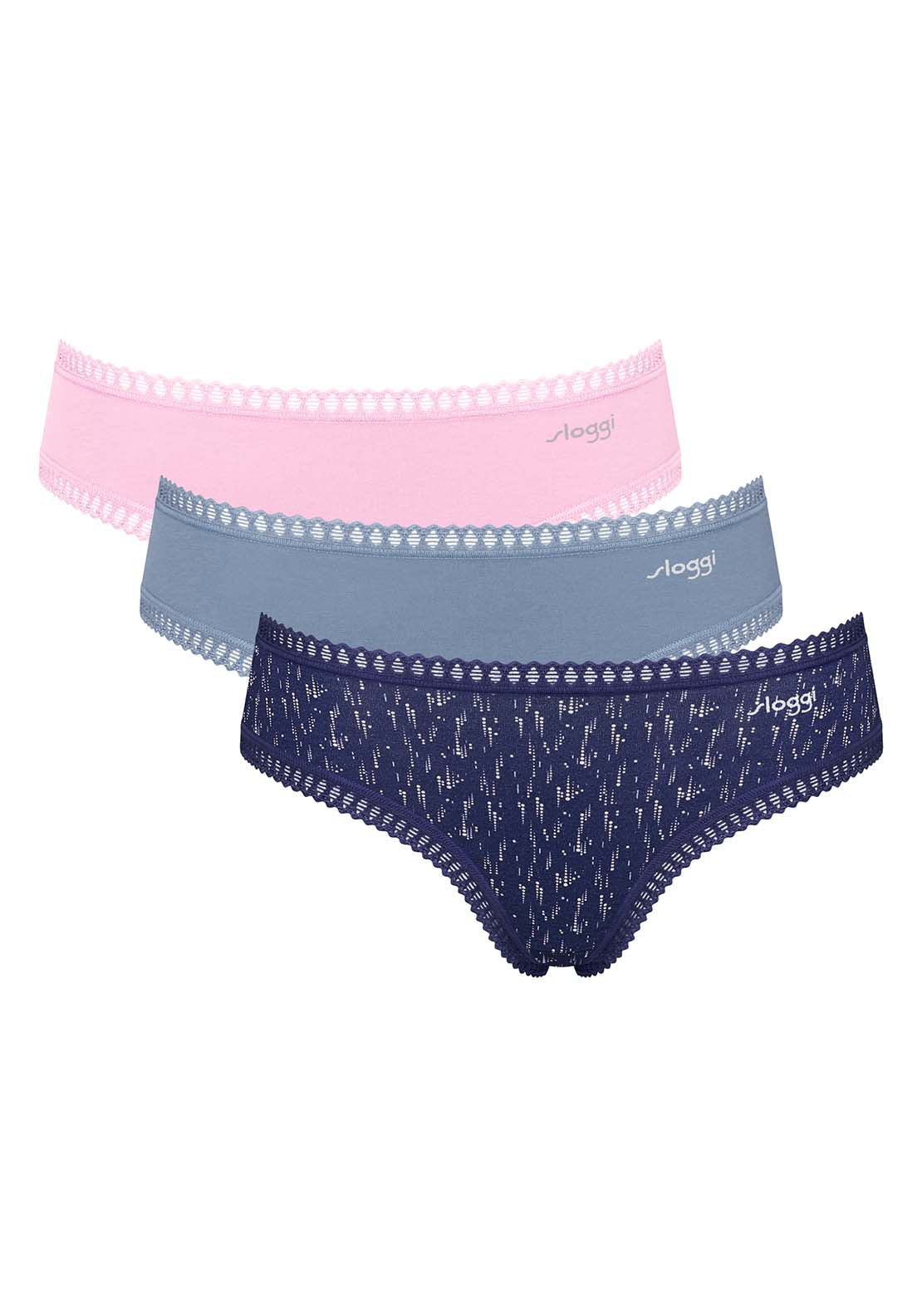 Sloggi Go Crush Hipster Multipack - Multi 1 Shaws Department Stores
