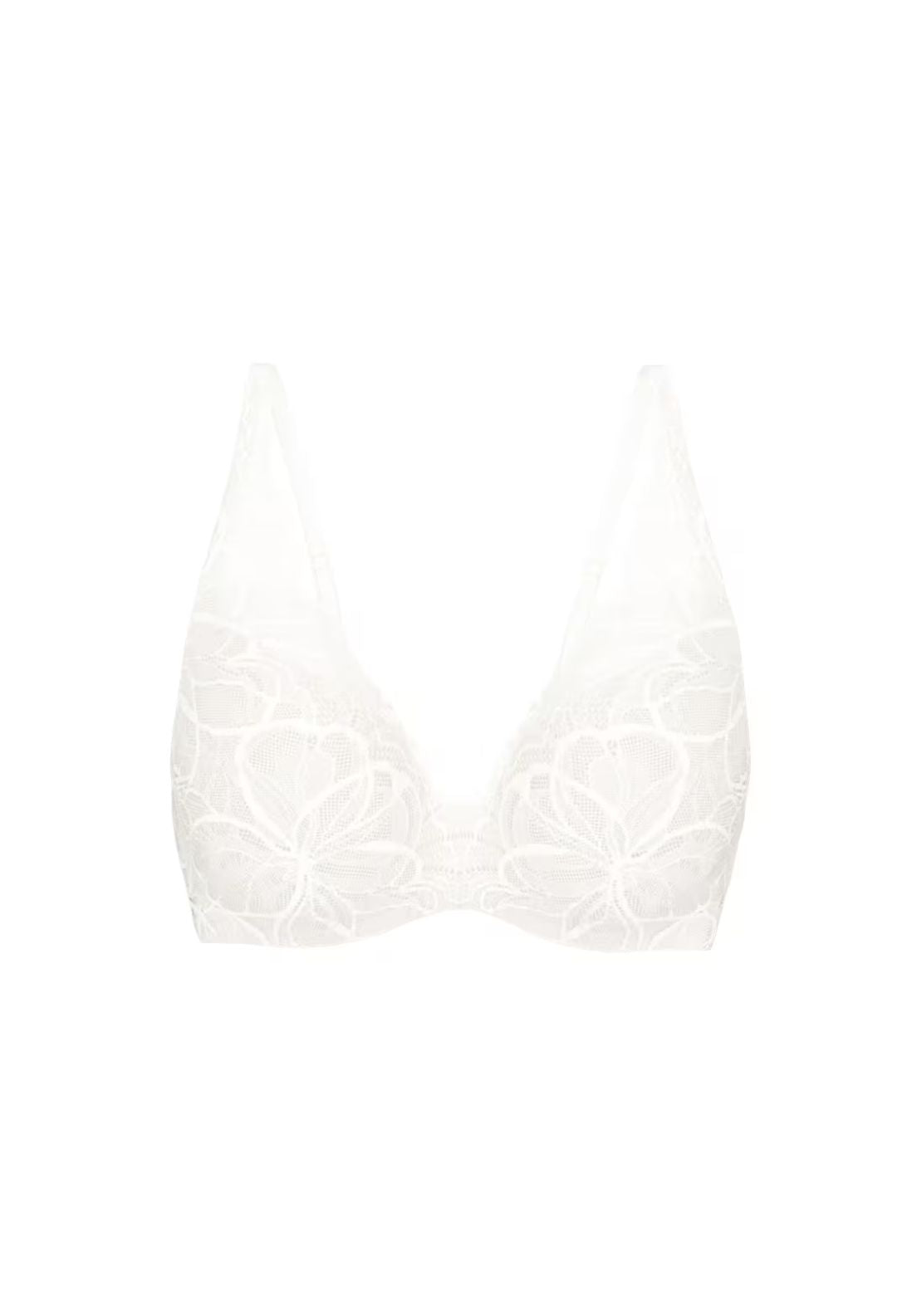 Triumph Body Make-Up Illusion Lace Bra - Ecru White 5 Shaws Department Stores