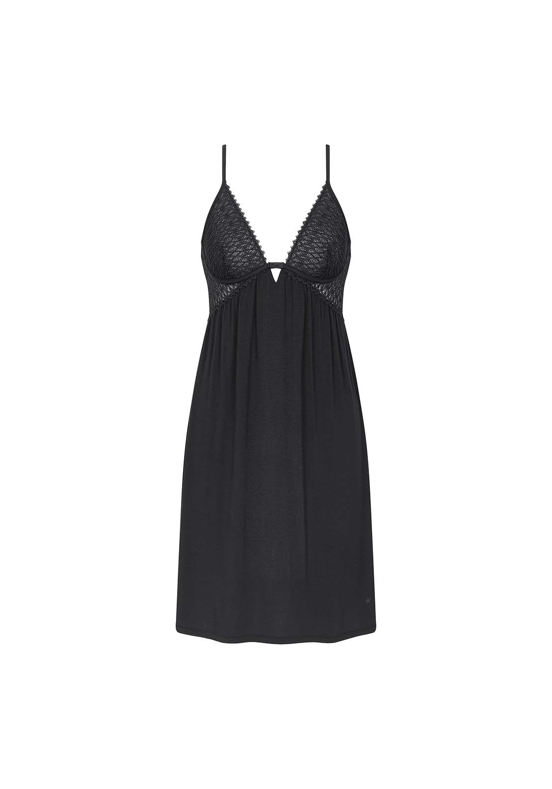 Triumph Aura Spotlight Nightdress 04 X - Black 5 Shaws Department Stores