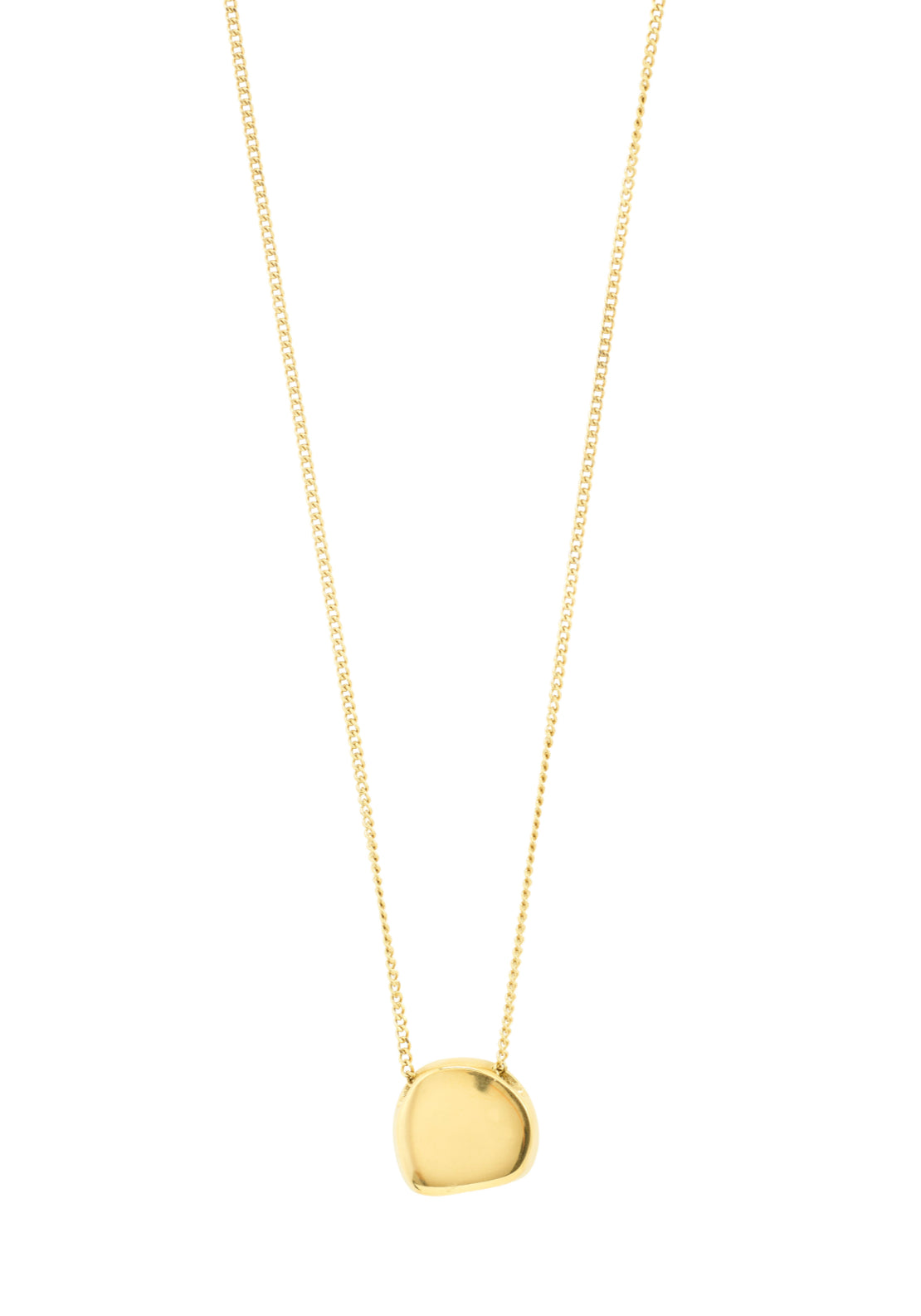 Presence Gold Plated Coin Necklace - Gold