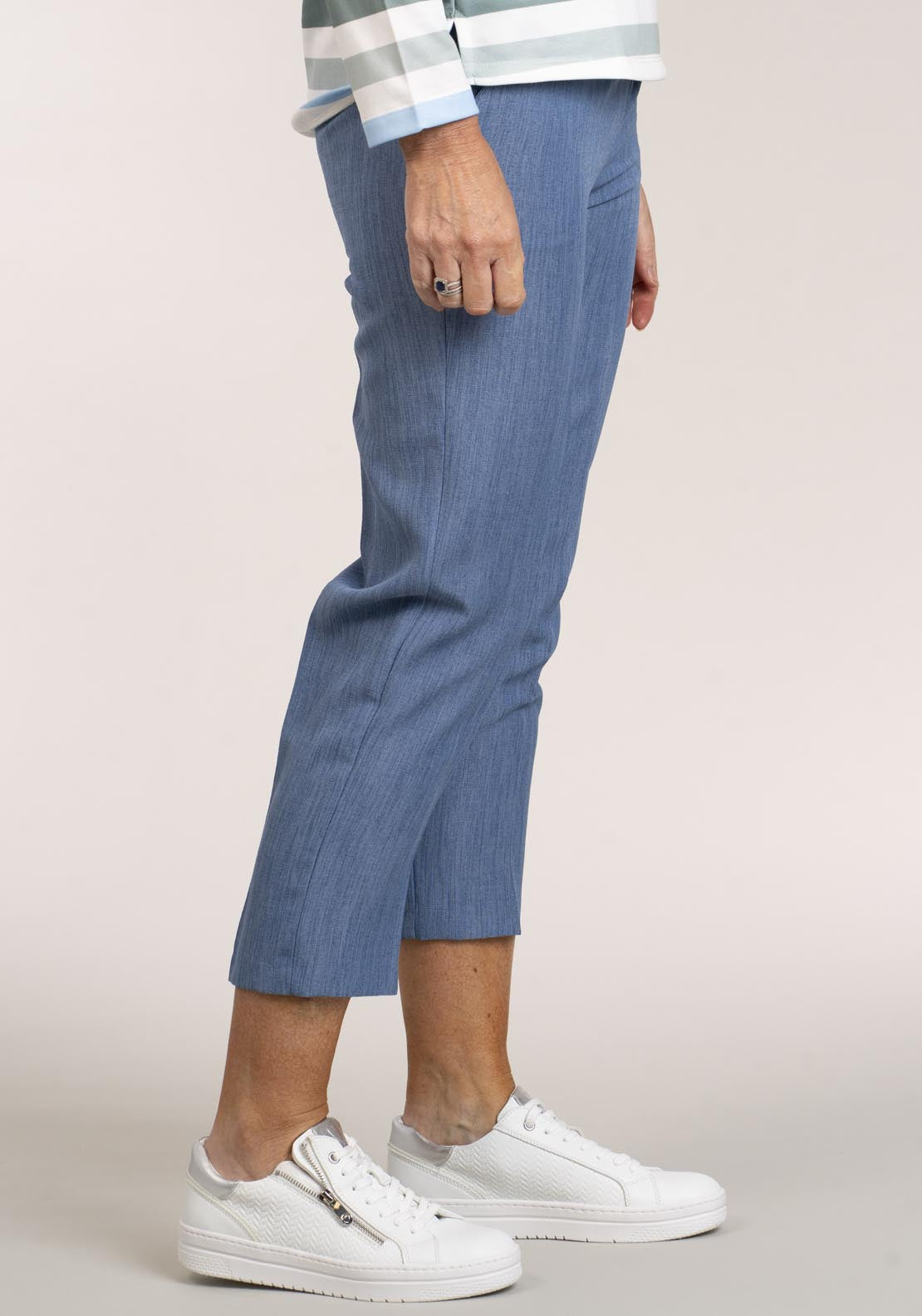 Tea Lane Pv Pant Half Elastic 25In - Blue 3 Shaws Department Stores