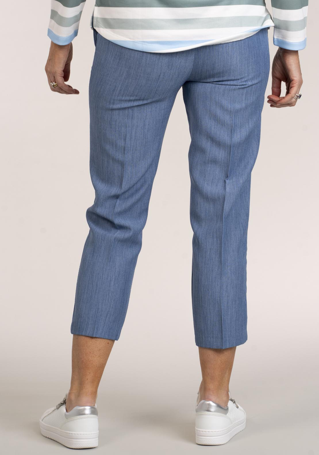 Tea Lane Pv Pant Half Elastic 25In - Blue 5 Shaws Department Stores