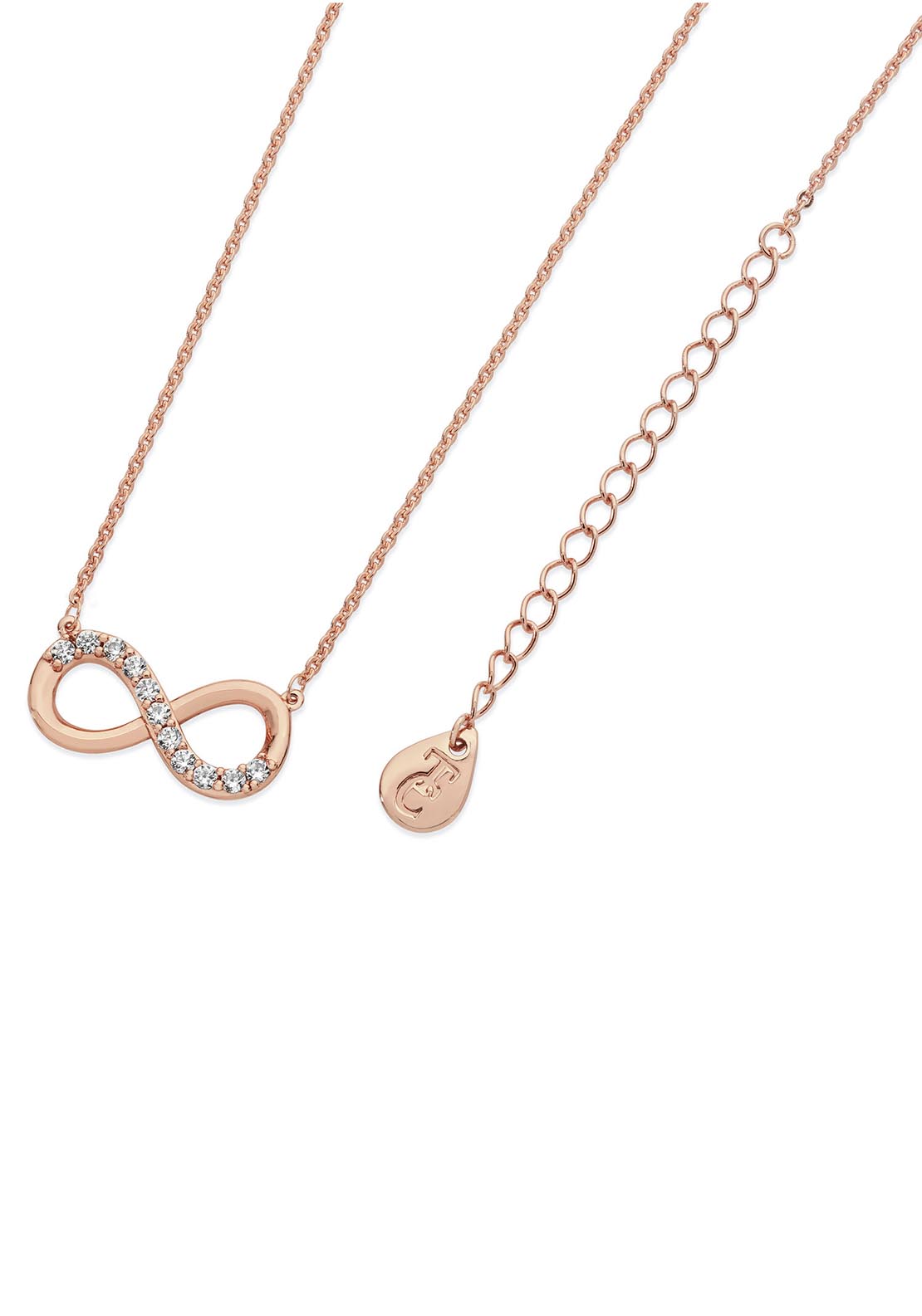 Tipperary Jewellery Part Stone Set Infinity Pendant 1 Shaws Department Stores