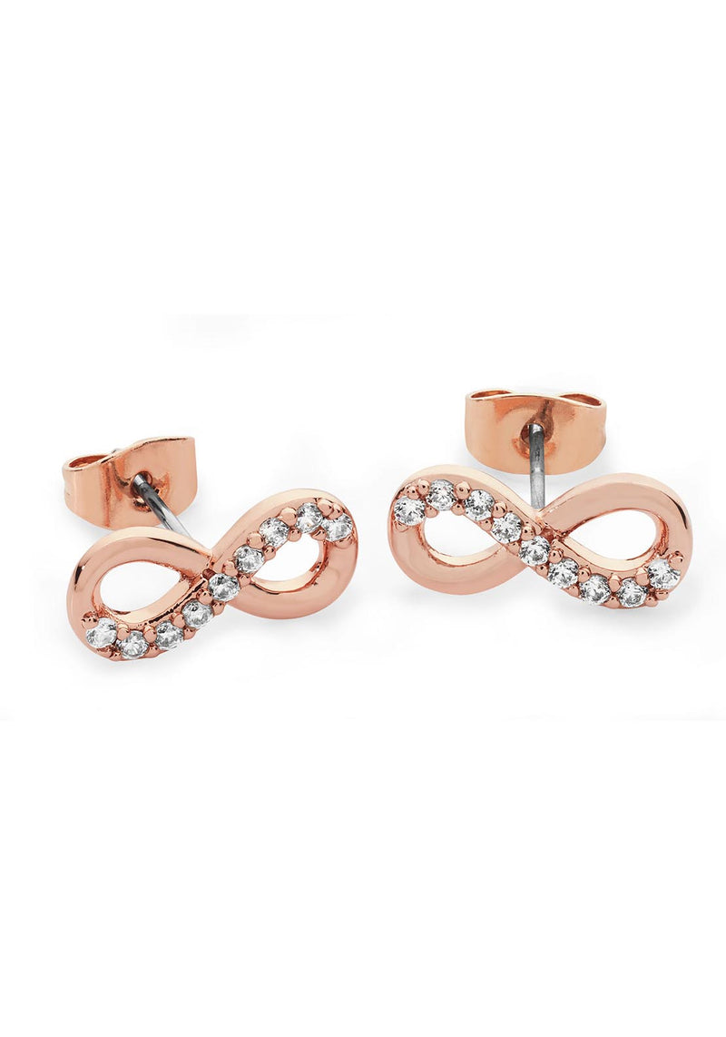 Tiffany infinity earrings deals rose gold