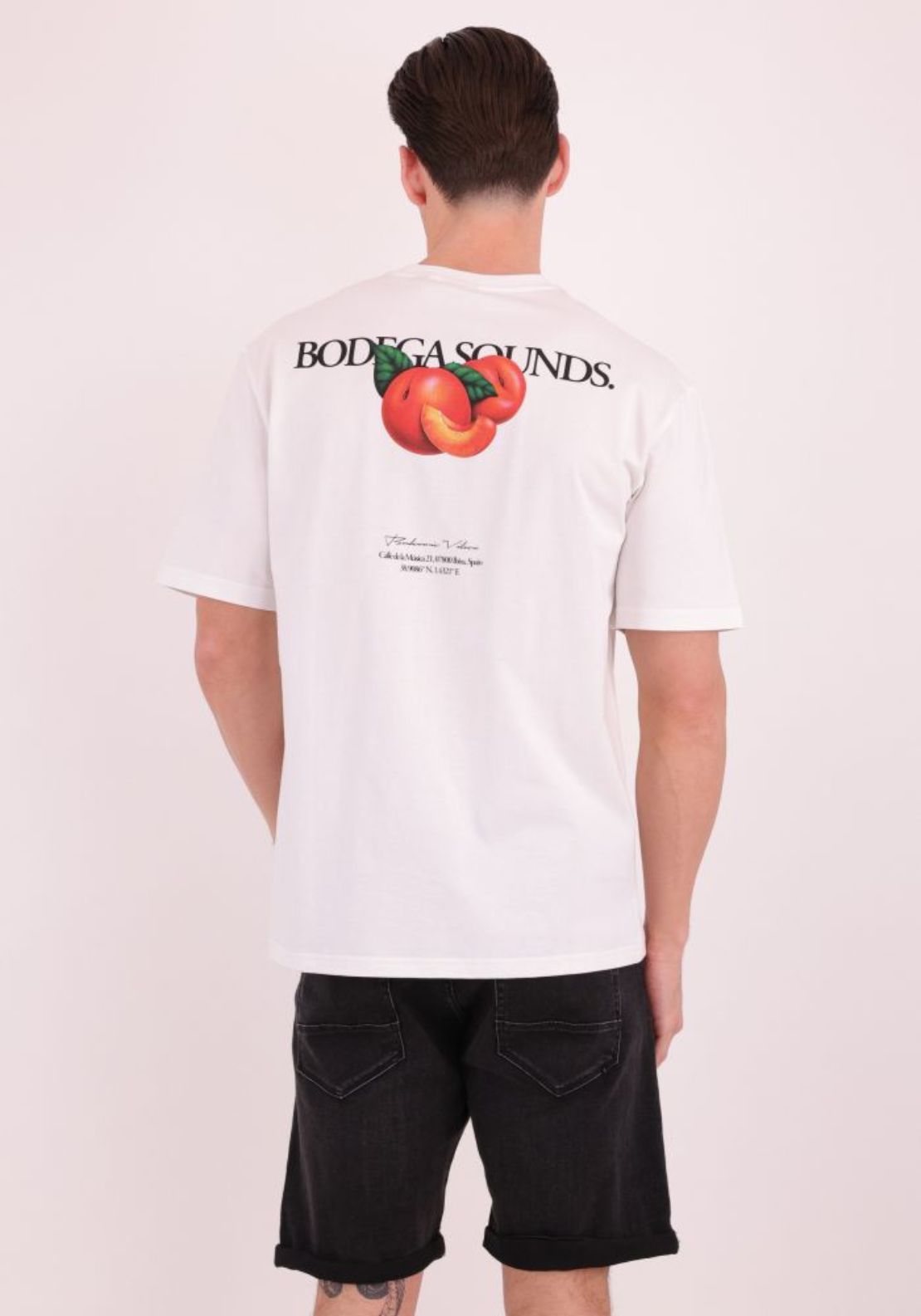 Only &amp; Sons Tasty Print Tee - White 2 Shaws Department Stores
