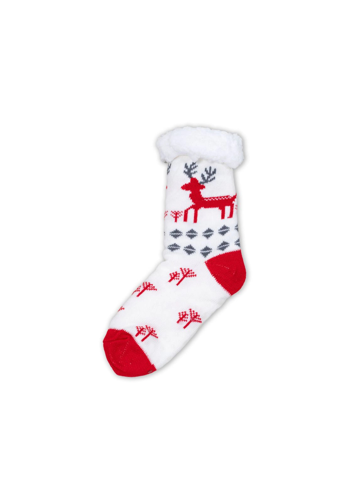 Passion Accessories Christmas Snuggle Socks - White Deer 2 Shaws Department Stores