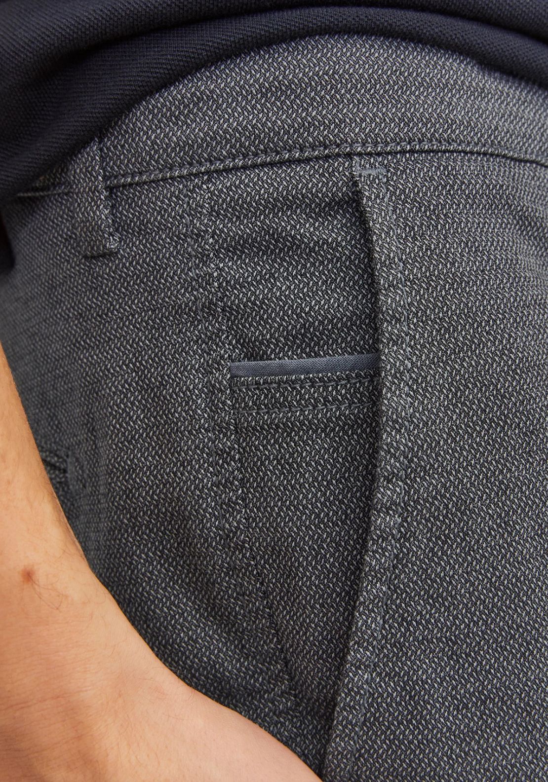 Jack &amp; Jones Regular Fit Chino Shorts - Faded Denim 4 Shaws Department Stores
