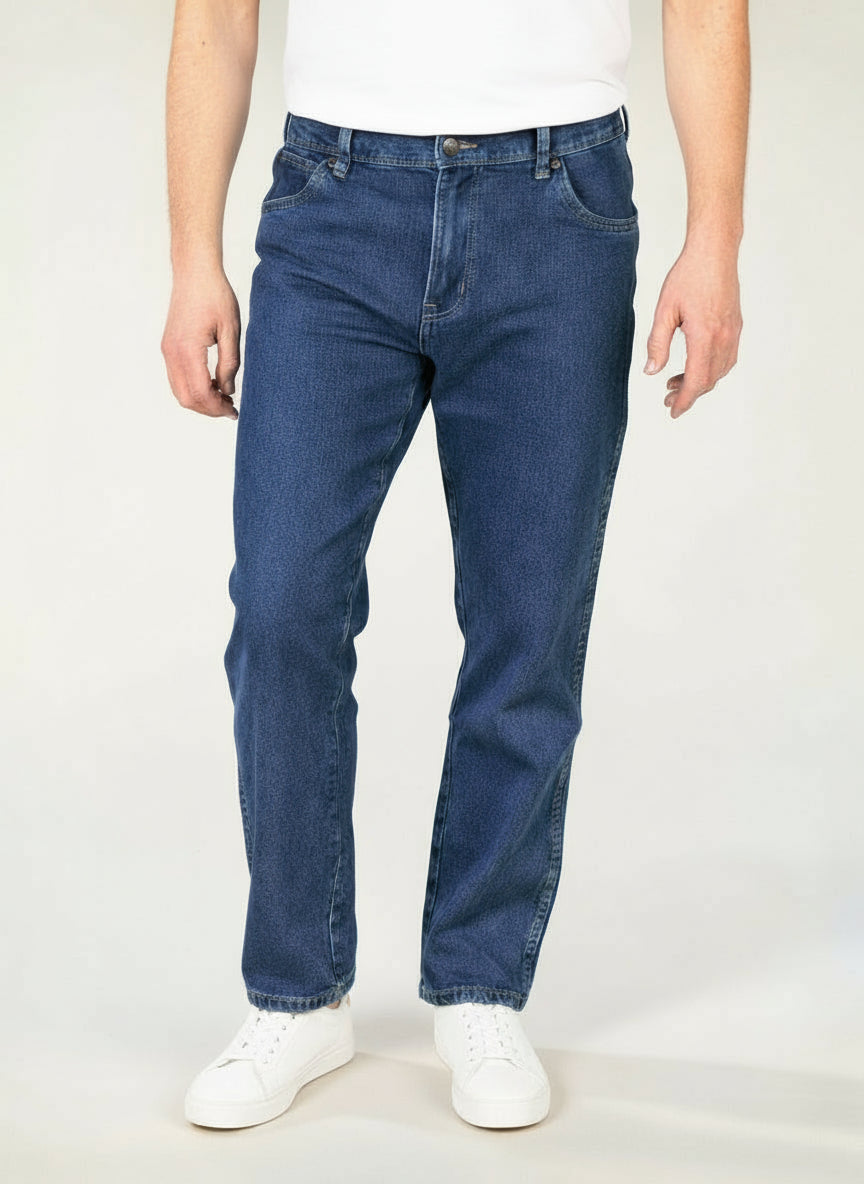 Wrangler Regular Fit Standard Denim Jean - Darkstone 3 Shaws Department Stores