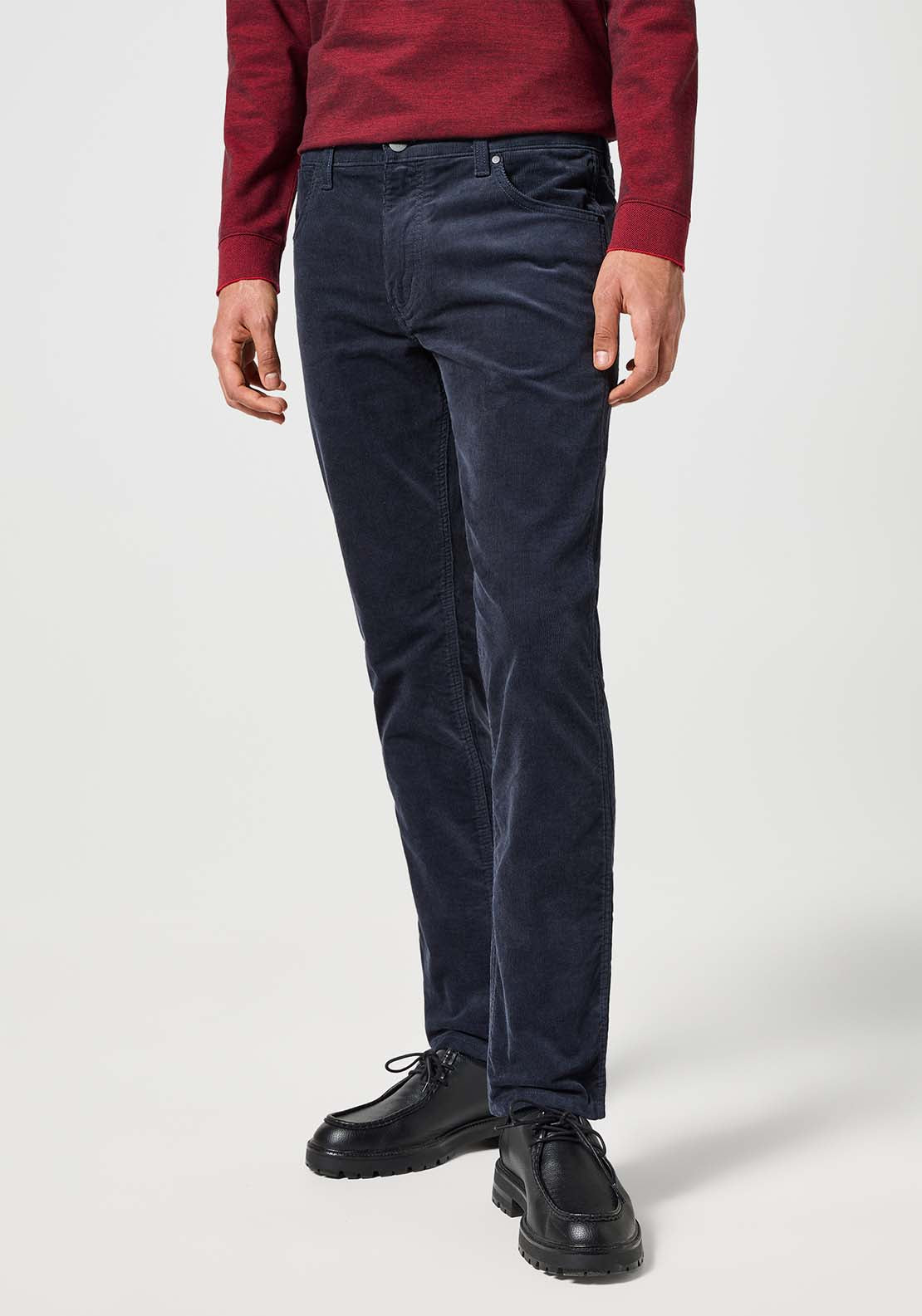 Wrangler Greensboro Cord - Navy 1 Shaws Department Stores