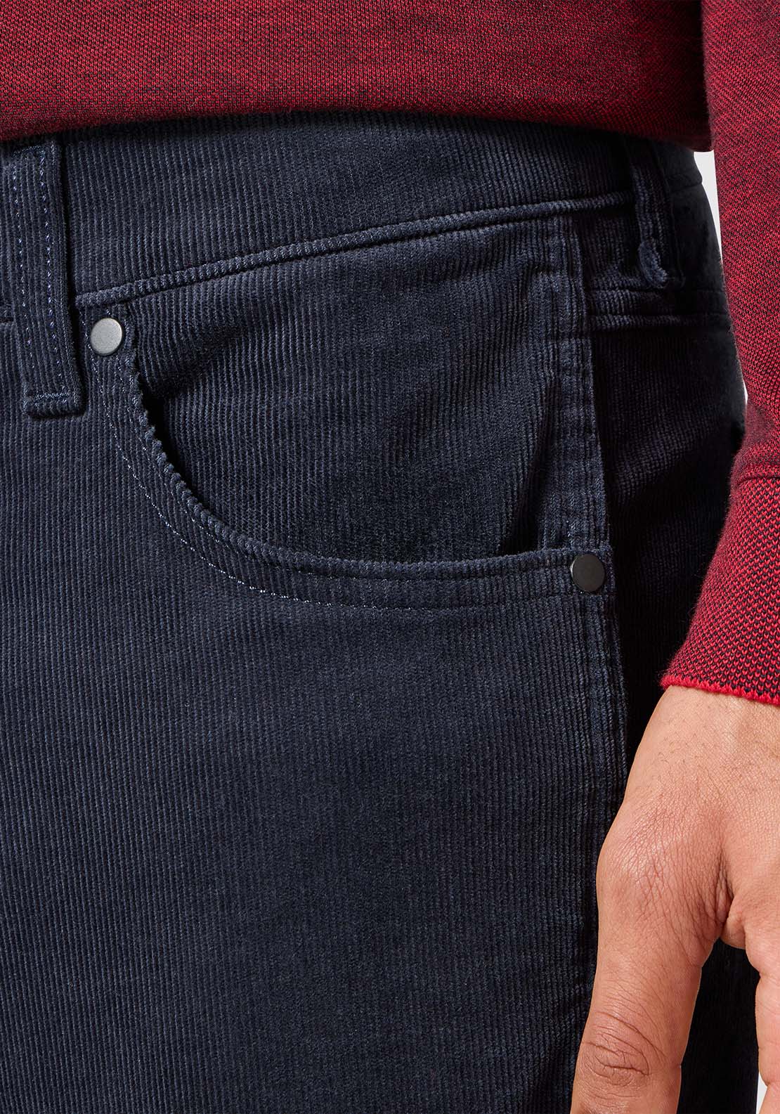 Wrangler Greensboro Cord - Navy 4 Shaws Department Stores